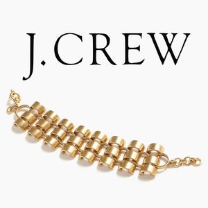 J.CREW Barrel-link bracelet ANTIQUE GOLD